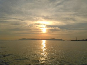 須磨　夕日