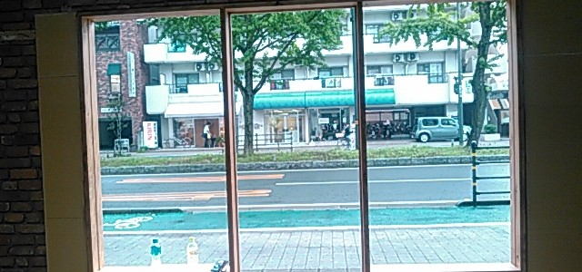 店内から見た風景 店内から見た風景